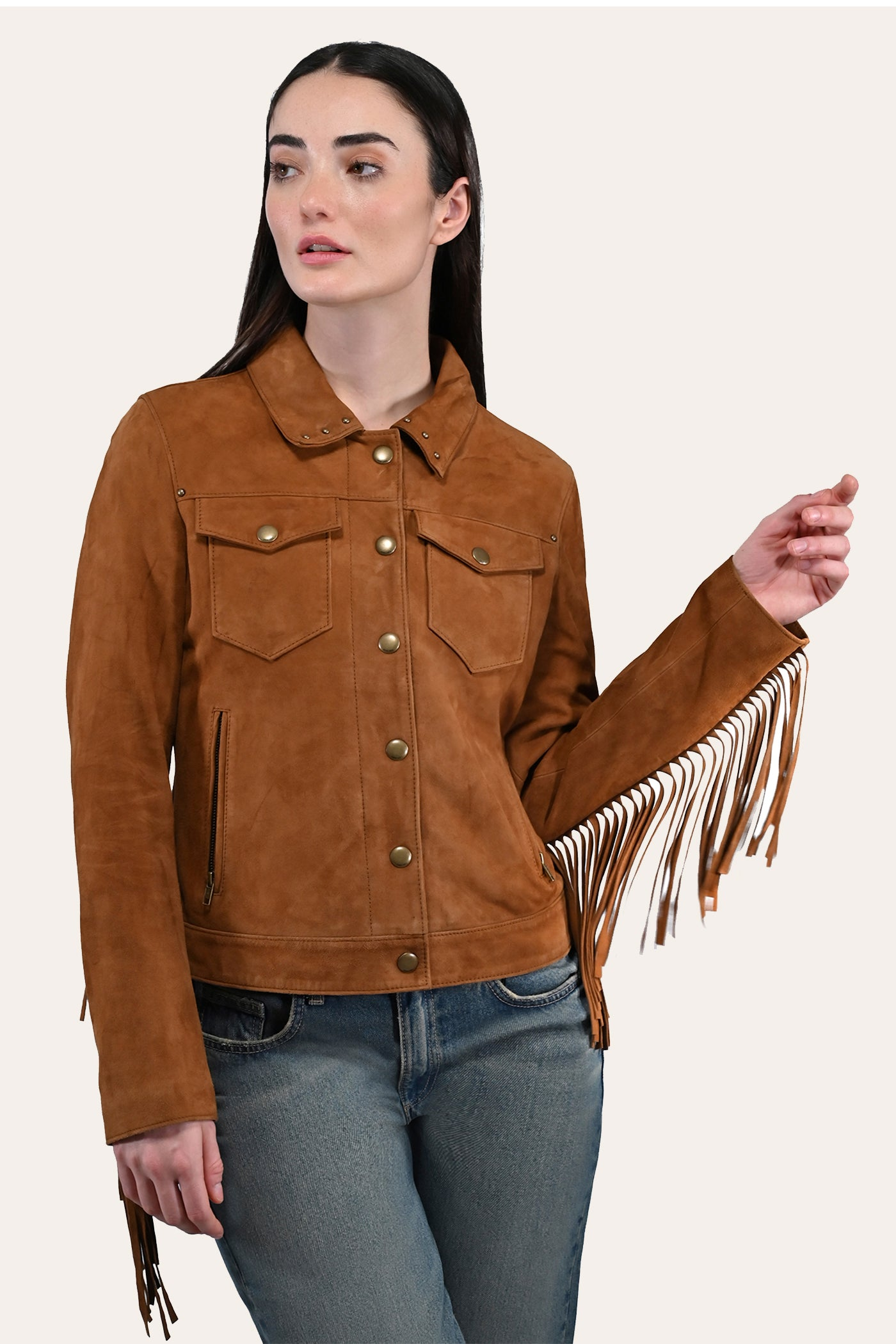 Nash Trucker Jacket, Medium Brown
