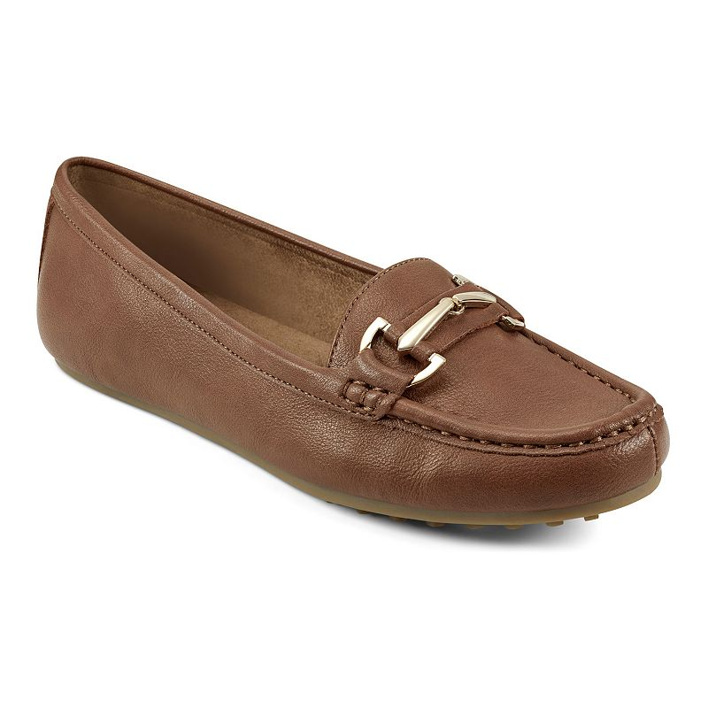 A2 by Aerosoles Day Drive Womens Moccasin Flats, Size: 8 Wide, Dark